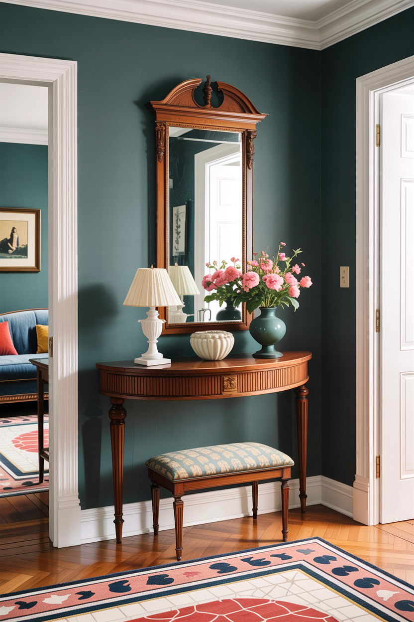 Federal style entryway - 30 living room Federal furniture ideas