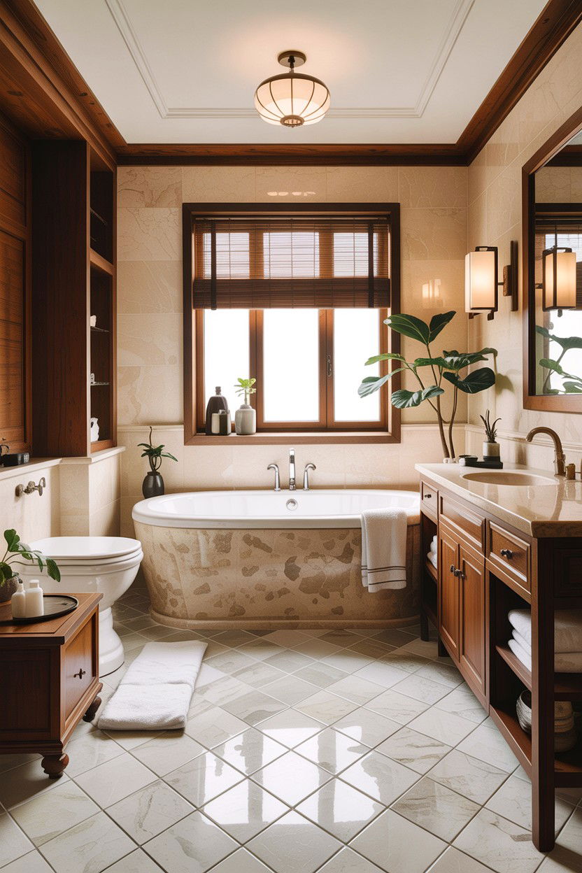 Feng shui bathroom layout - 30 Asian bathroom ideas