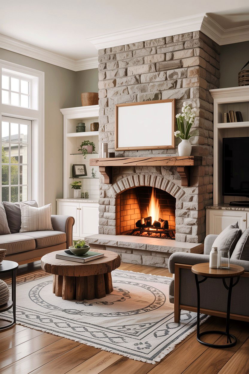 Fireplace Focal Point Living Room - 30 California casual living room ideas
