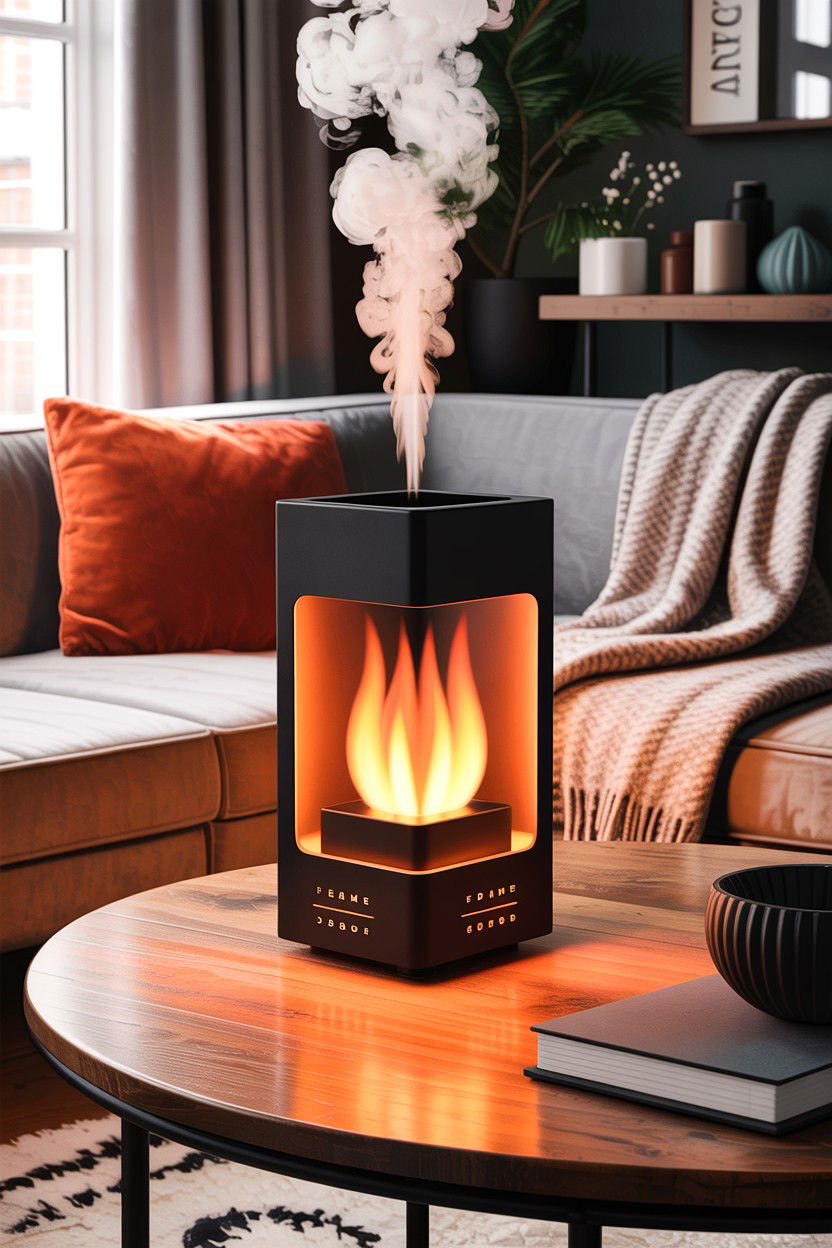 Flame Effect Light Diffuser - 30 living room diffusers