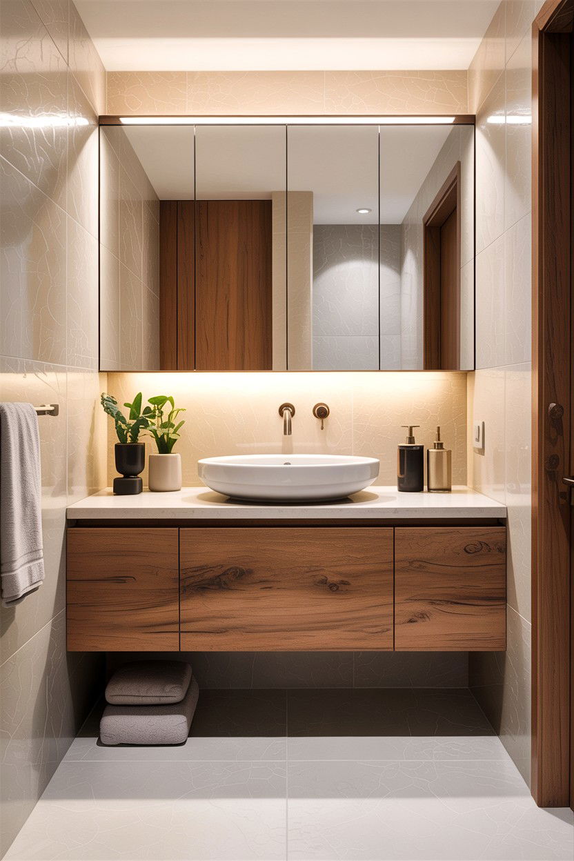 Floating Bathroom Vanity - 30 gorgeous bathroom ideas