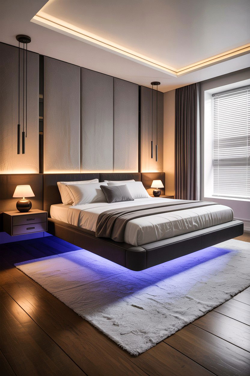 Floating Bed Bedroom - 30 condo bedroom ideas