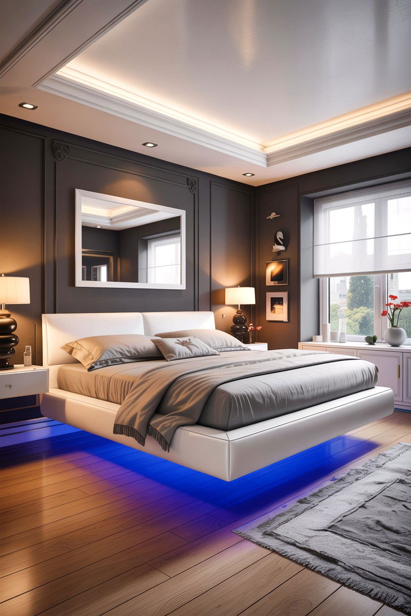 Floating Bed Frame Bedroom - 30 bedroom bed ideas