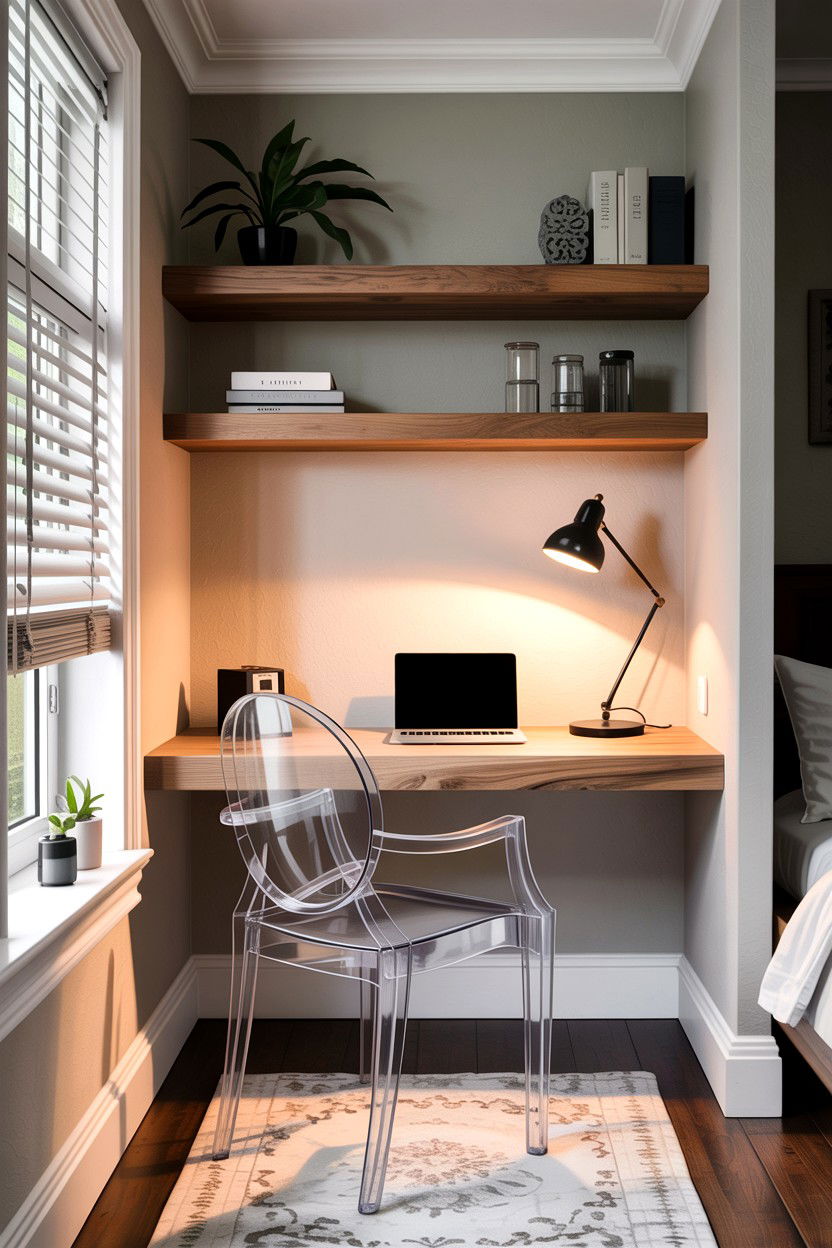 Floating Desk Bedroom Nook - 30 bedroom nook ideas