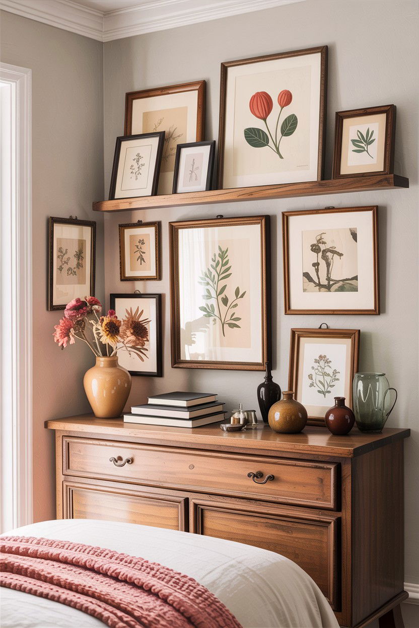 Floating Shelf Frames - 30 bedroom picture frames