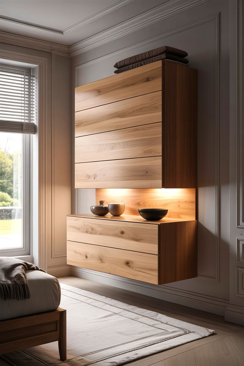 Floating Tall Dresser - 30 bedroom tall dressers