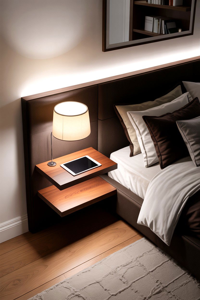 Floating Tall Nightstand For High Bed - 30 bedroom tall nightstands