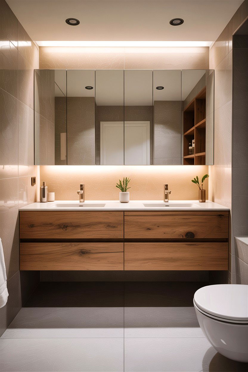 Floating Vanity Bathroom - 30 custom bathroom ideas