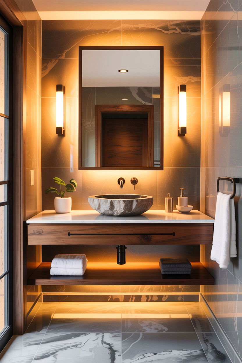 30 Healing Chromotherapy Bathroom Ideas for a Home Spa