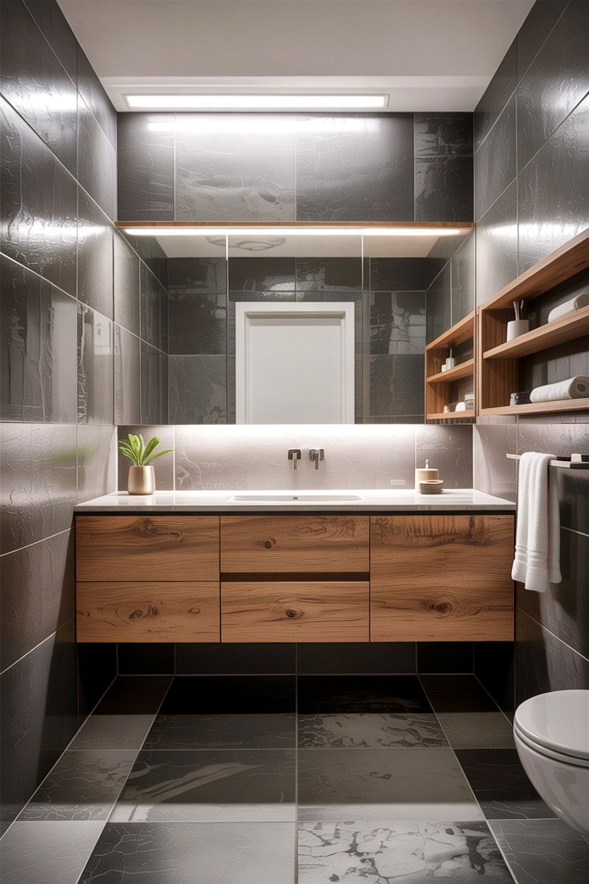 Floating vanity bathroom - 30 Home Depot bathroom ideas