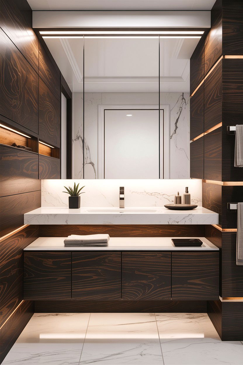 Floating vanity clearance - 30 bathroom design rules