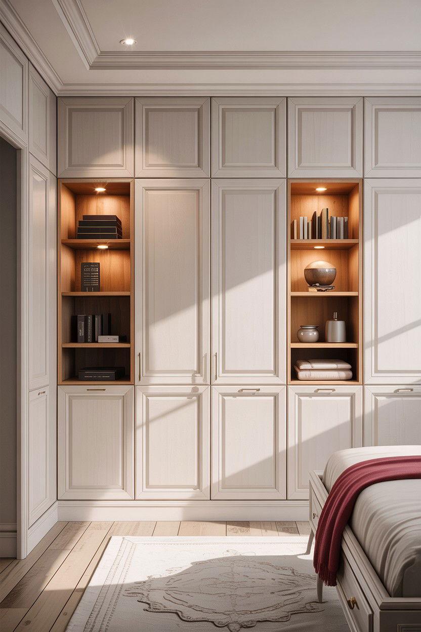 Floor To Ceiling Built In Cabinet - 30 bedroom concealed storage ideas