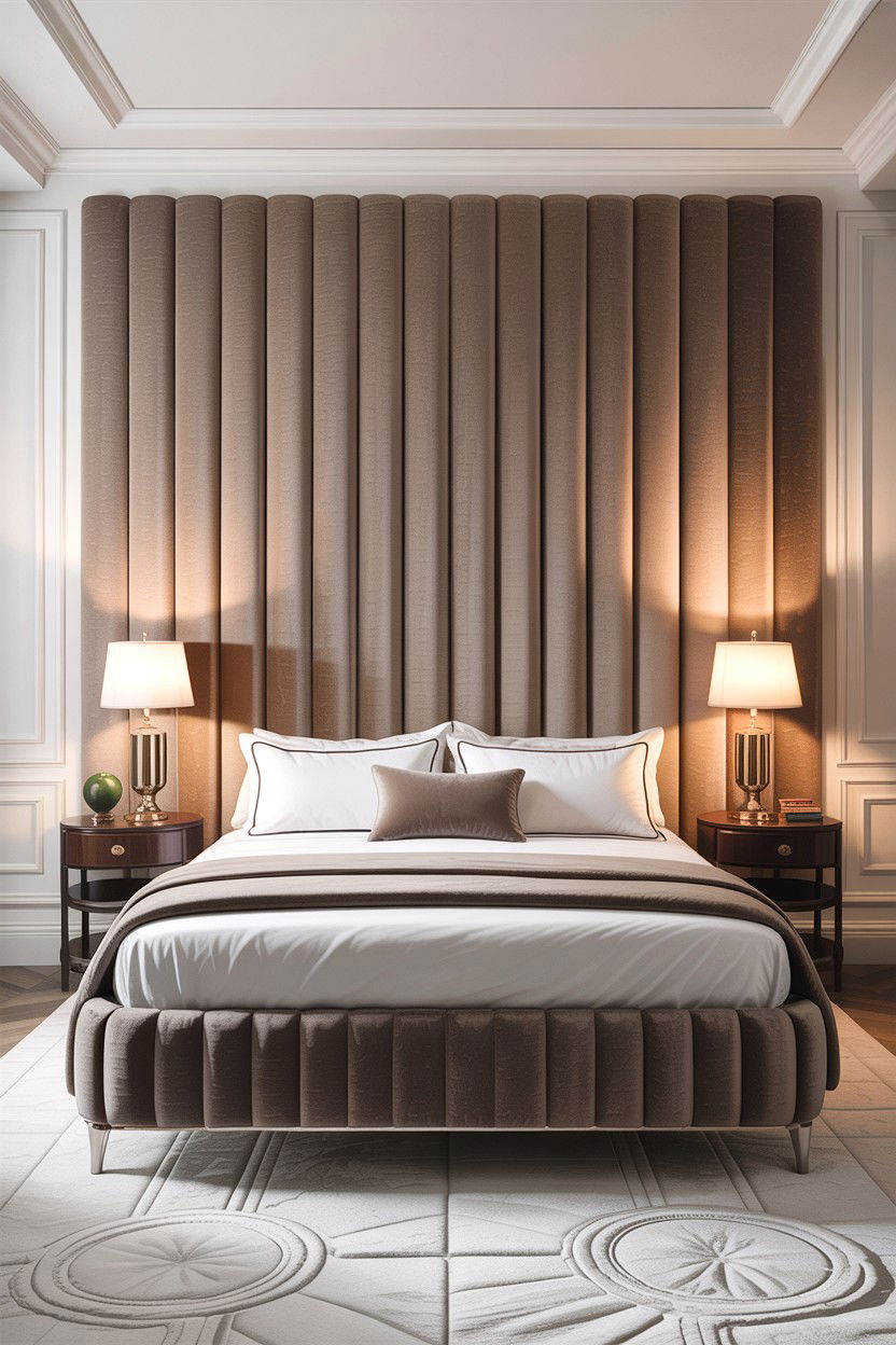 Floor To Ceiling Headboard - 30 bedroom DIY headboard ideas