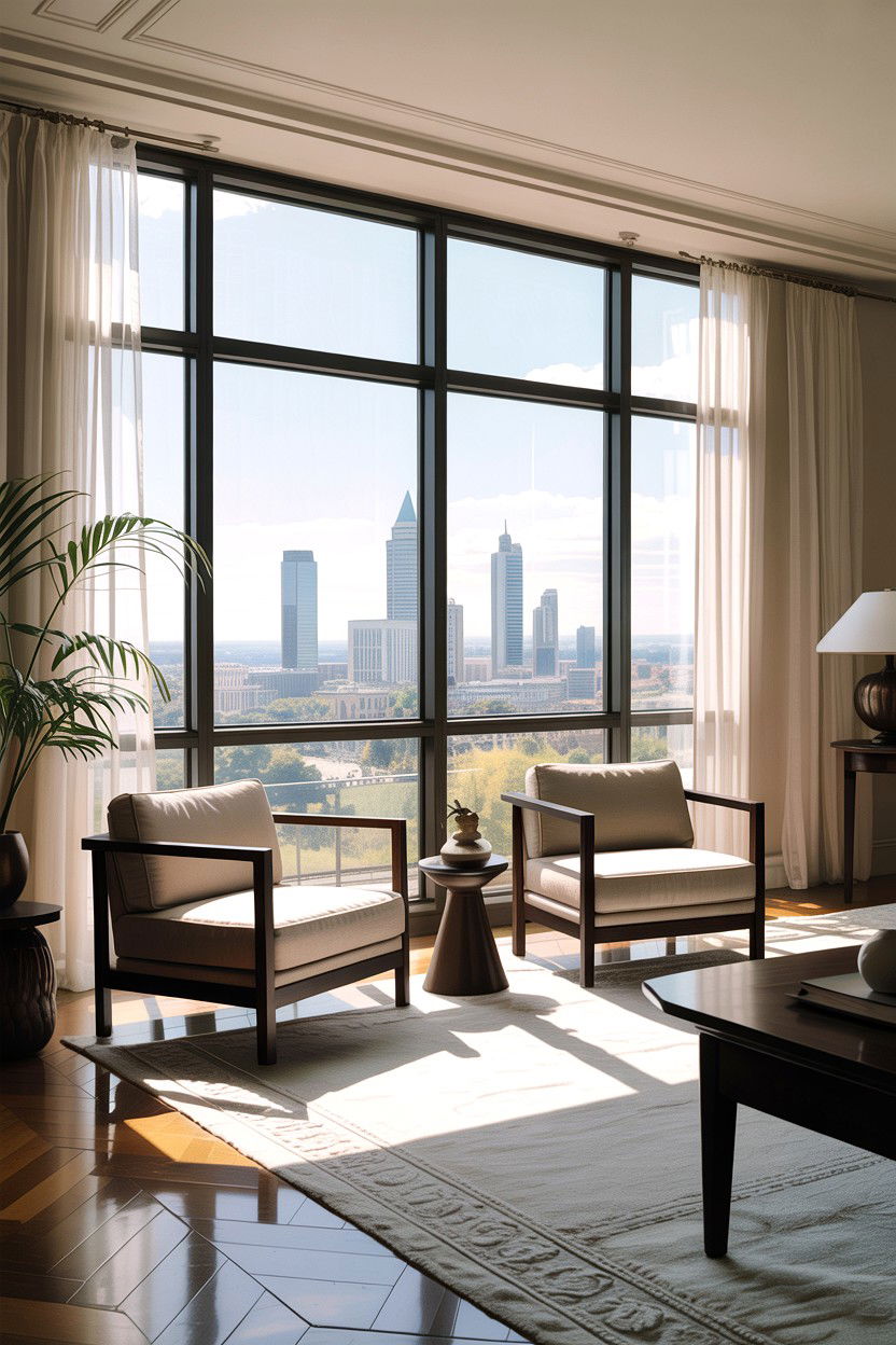 Floor To Ceiling Window Living Room - 30 high end living room ideas