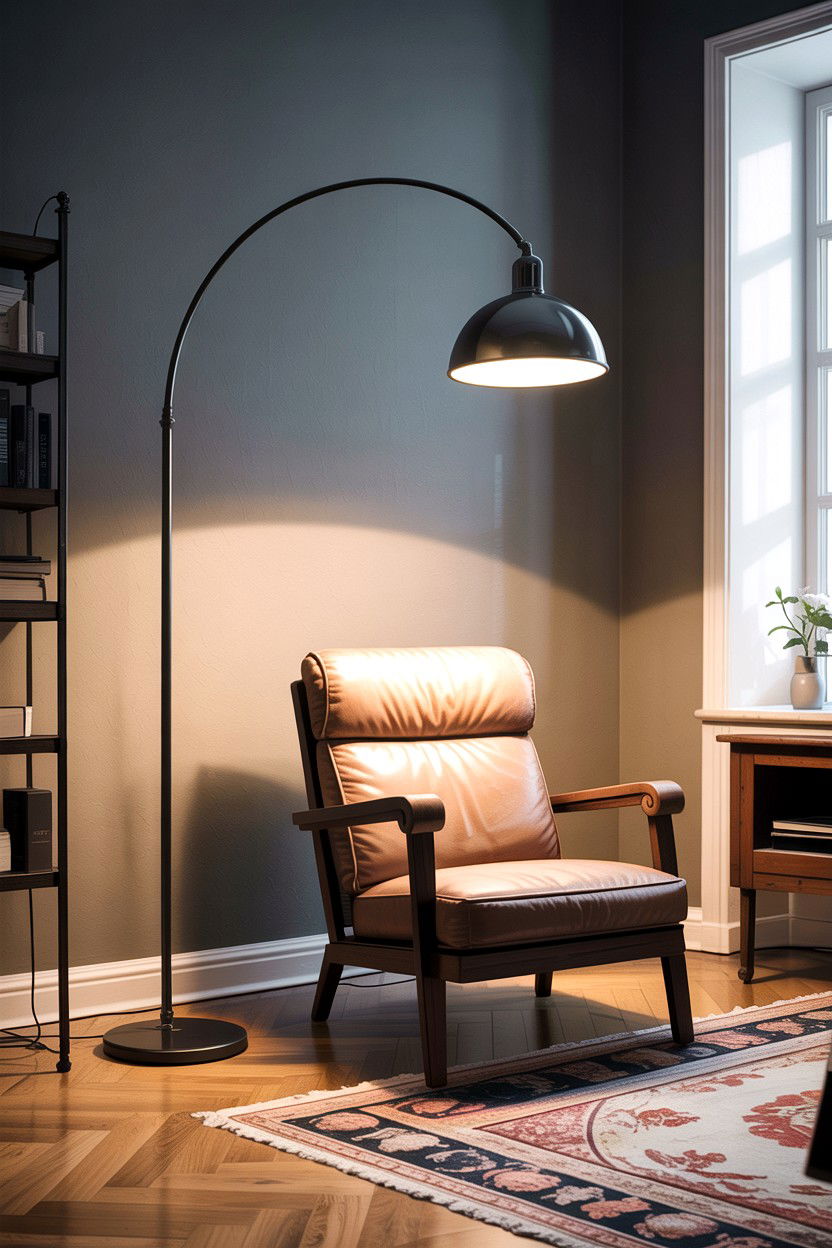 Floor lamps - 30 inexpensive living room ideas