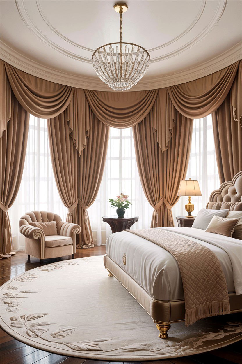 Floor to ceiling drapes - 30 bedroom window treatments