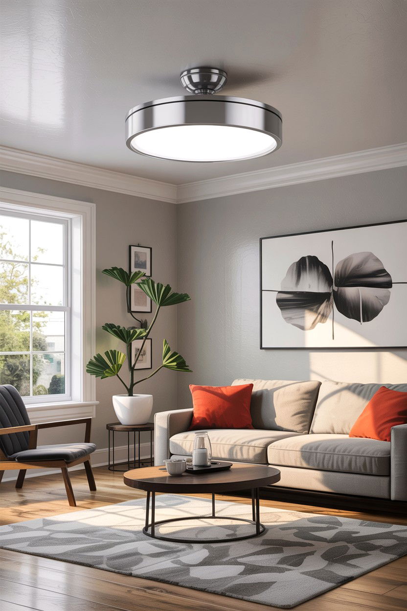 Flush mount ceiling fan - 30 living room fans