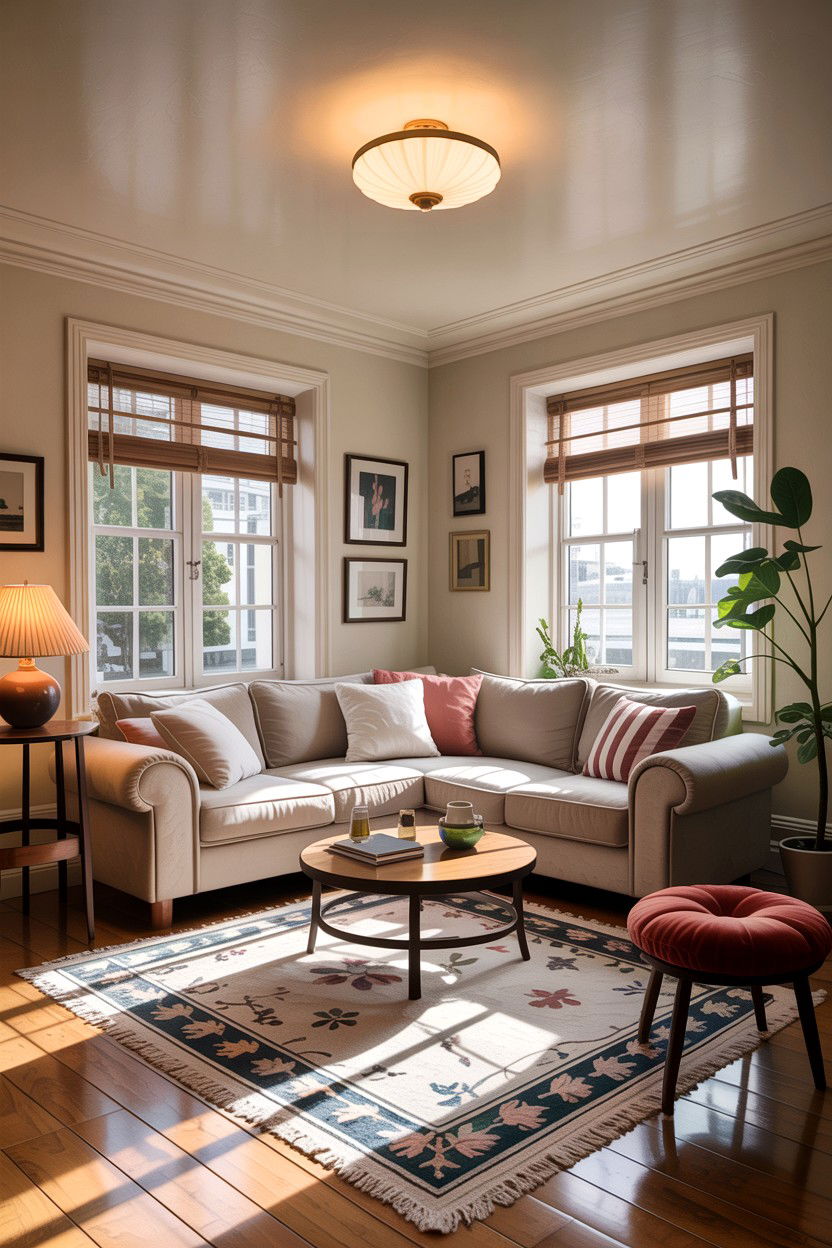 Flush mount light dimmer - 30 living room dimmer lights ideas