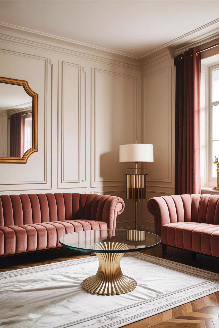 Fluted Glass Coffee Table - 30 living room glass coffee tables