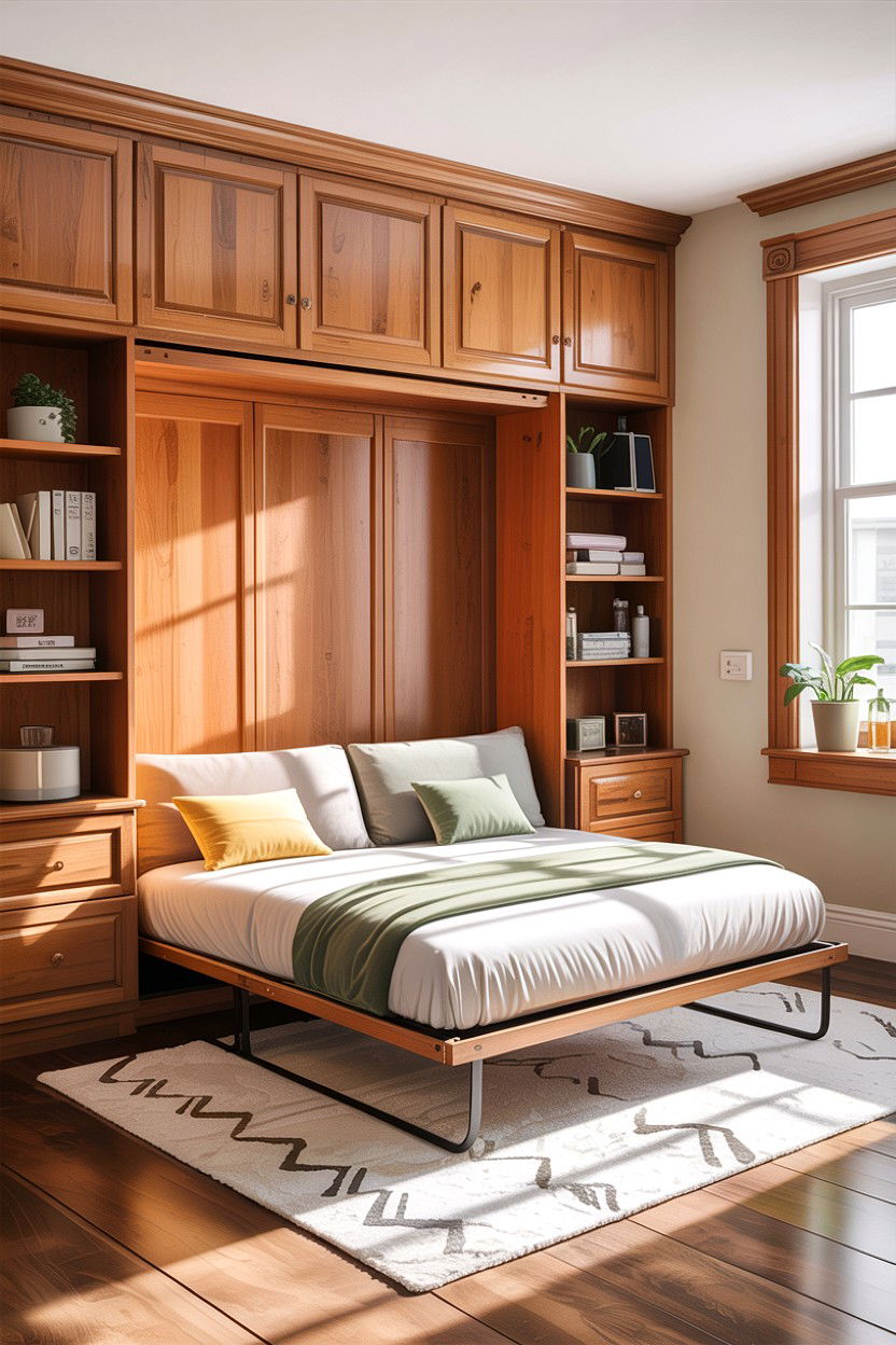 Fold Down Murphy Bed - 30 architect bedroom ideas