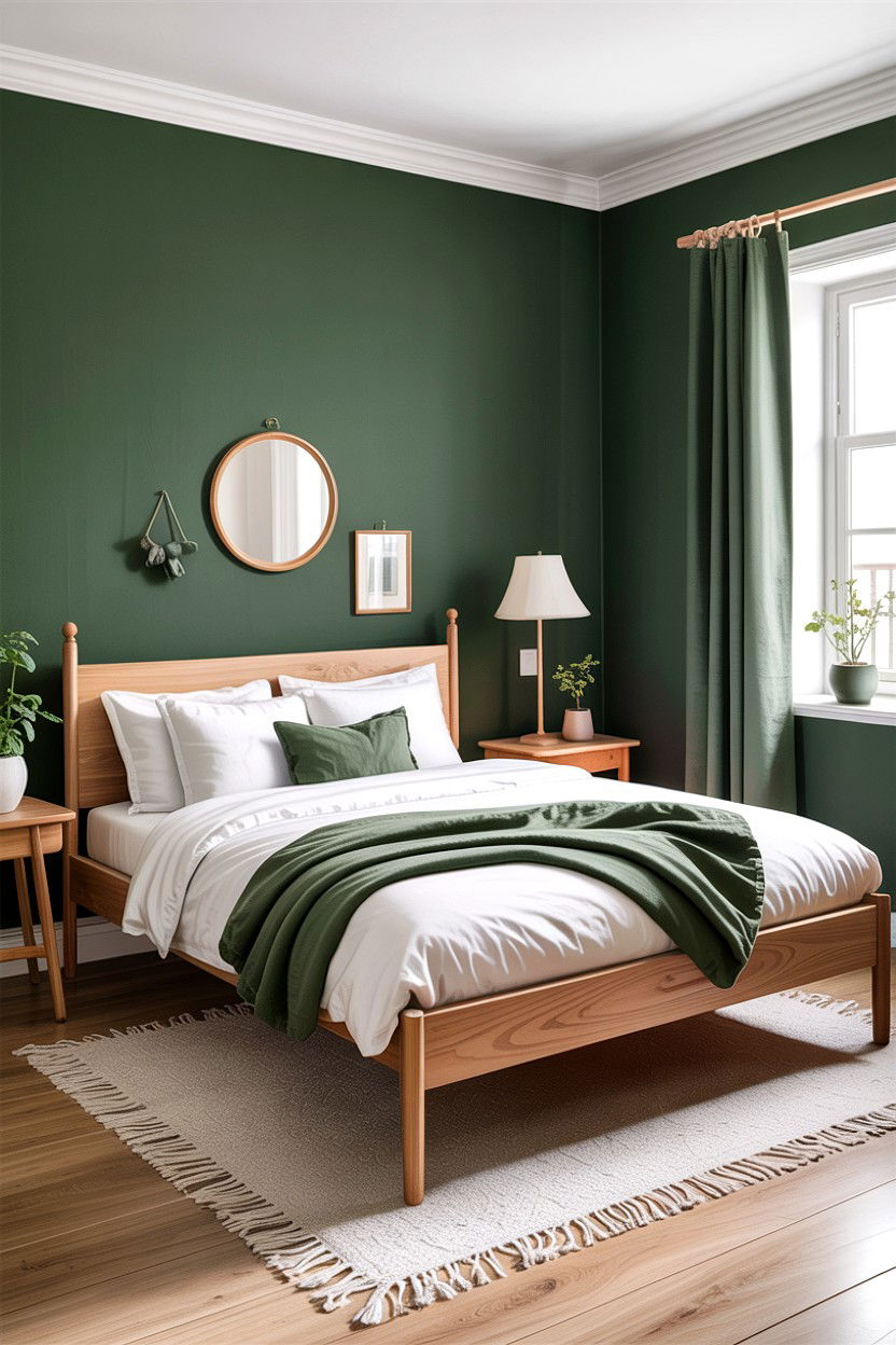 Forest Green Scandinavian Decor - 30 forest green bedroom ideas