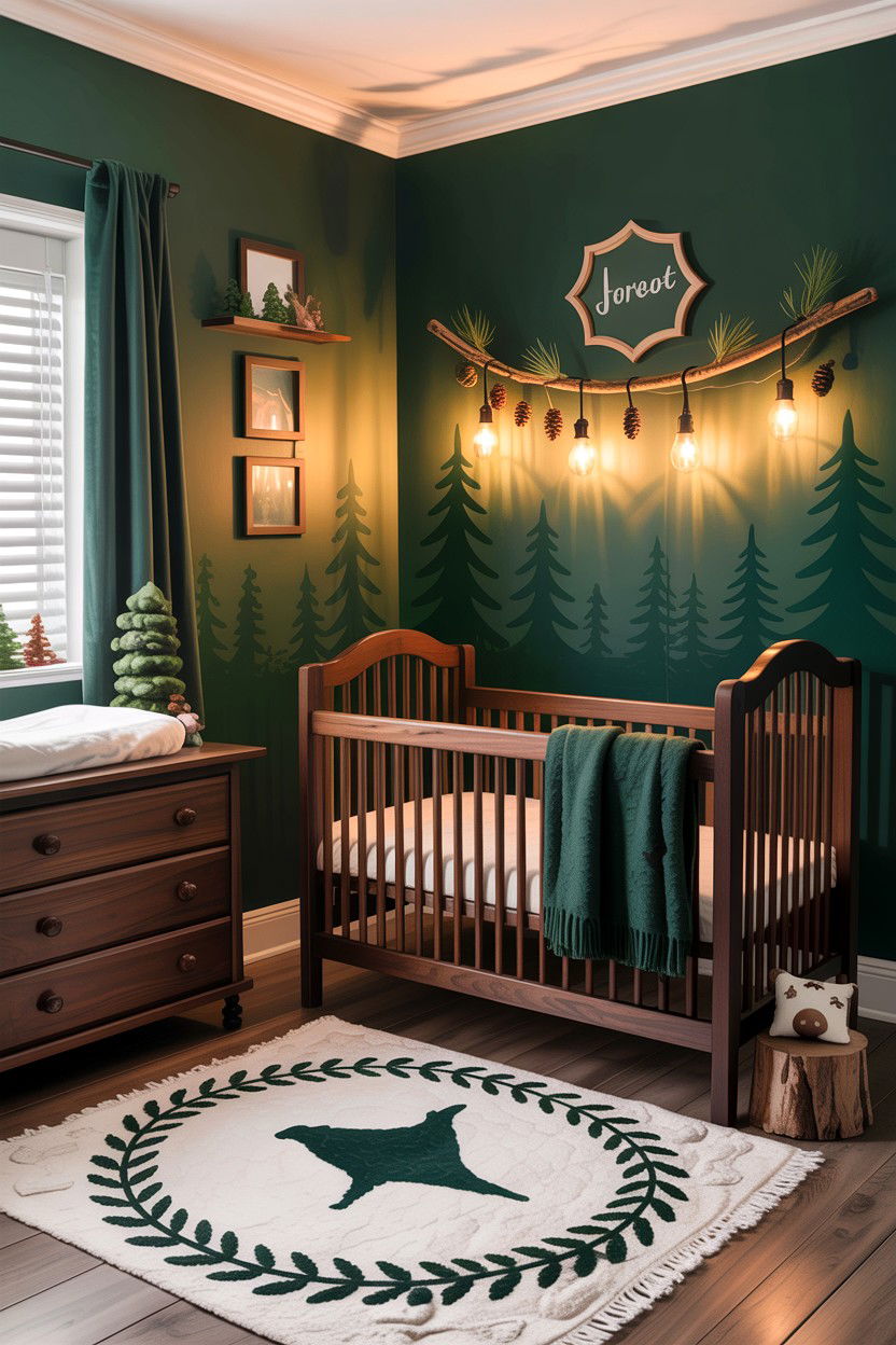 Forest Nursery Style - 30 baby bedroom ideas