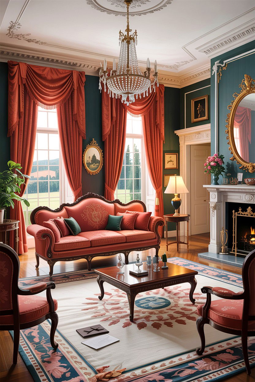 Formal Drawing Room - 30 living room Edwardian furniture ideas