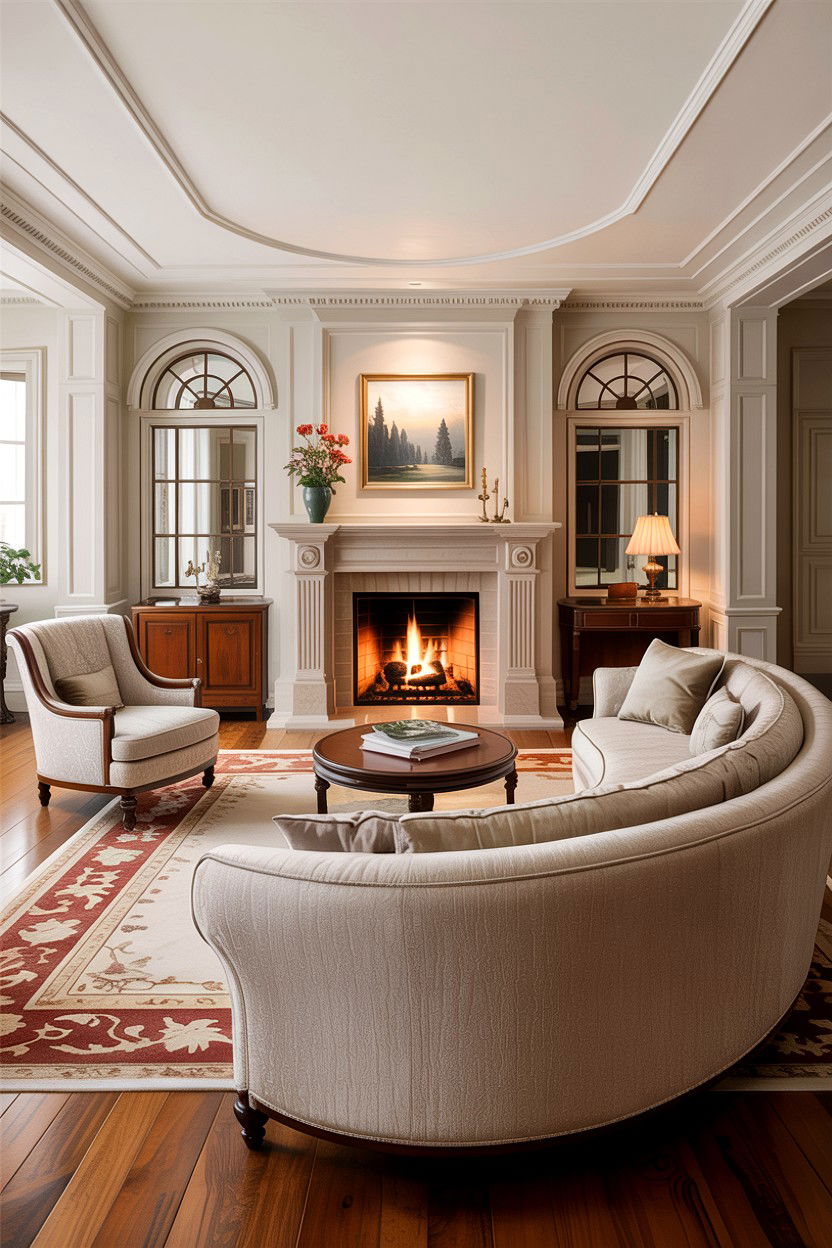 Formal Living Room Curved Sofa - 30 living room curved sofa ideas