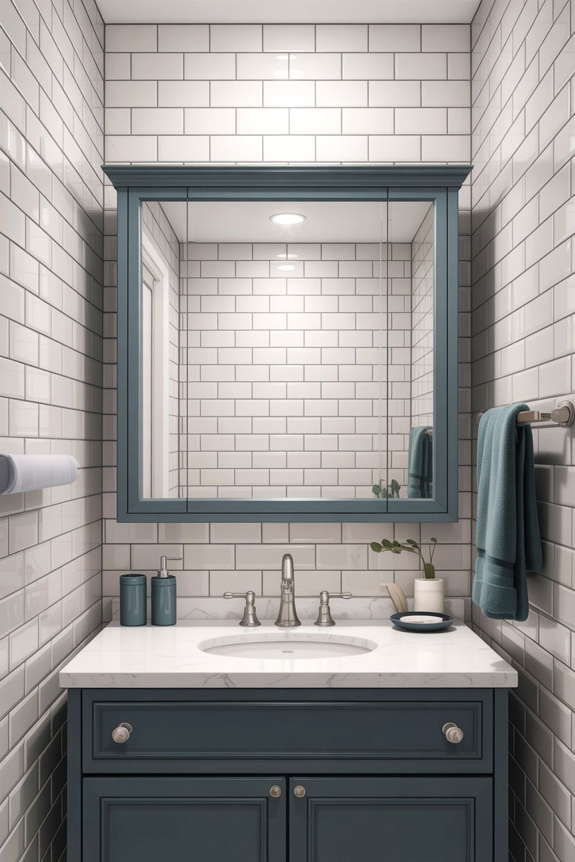 Frameless Medicine Cabinet Mirror - 30 frameless bathroom mirror ideas