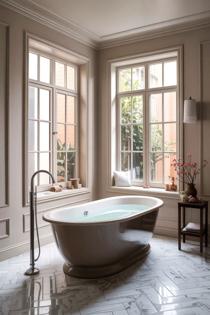 Freestanding Soaking Tub - 30 HGTV bathroom ideas