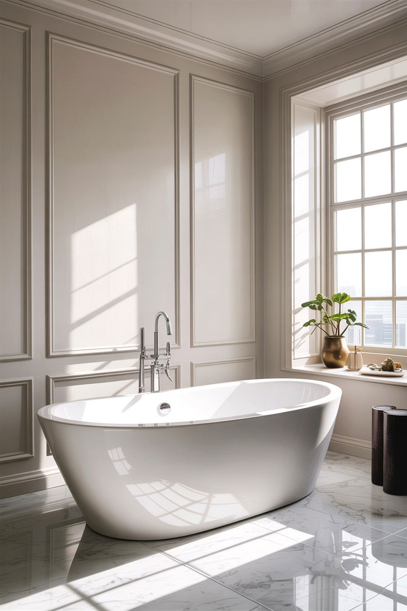 Freestanding Soaking Tub - 30 jaw-dropping bathroom ideas