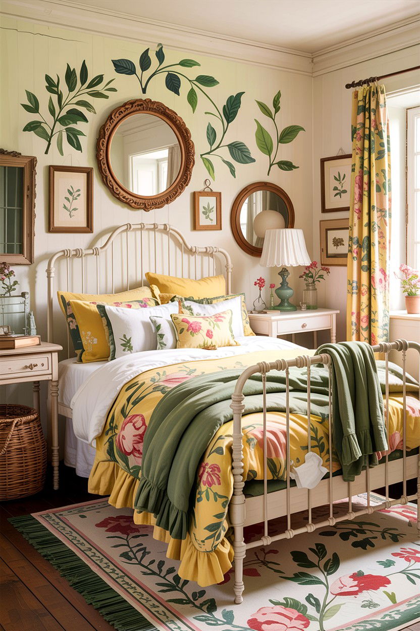 French Cottage Bedroom - 30 French bedroom ideas