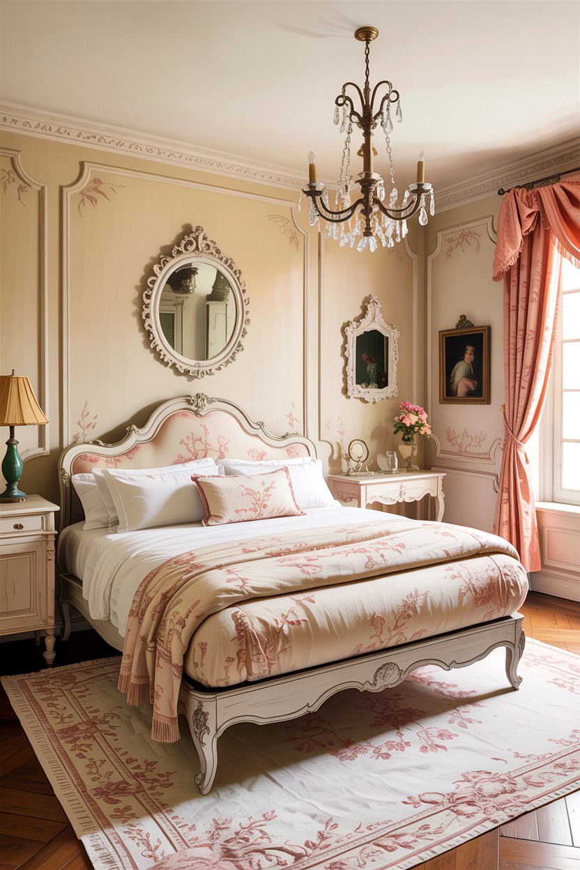 French Country Beige Bedroom - 30 bedroom beige walls