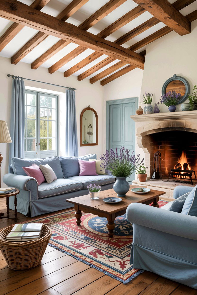 French Country Living Room - 30 French living room ideas