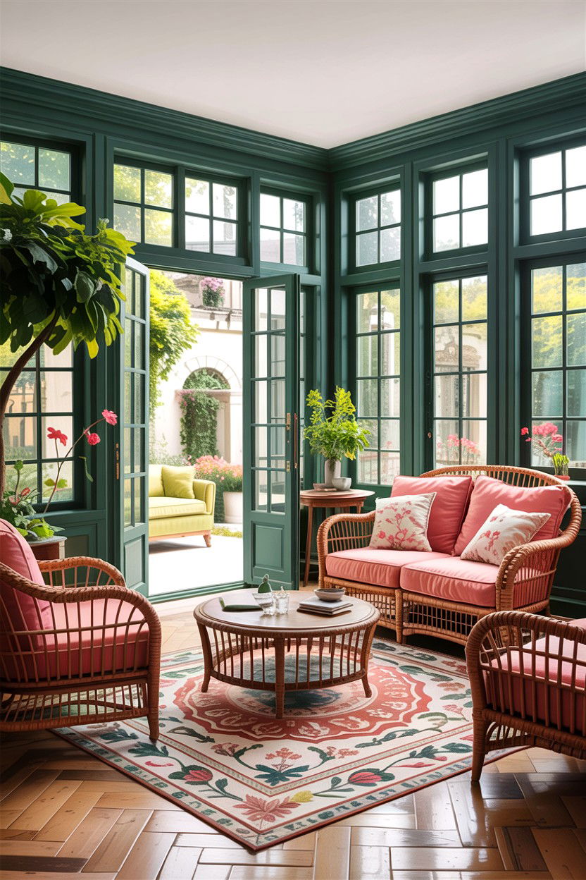 French Garden Living Room - 30 French living room ideas