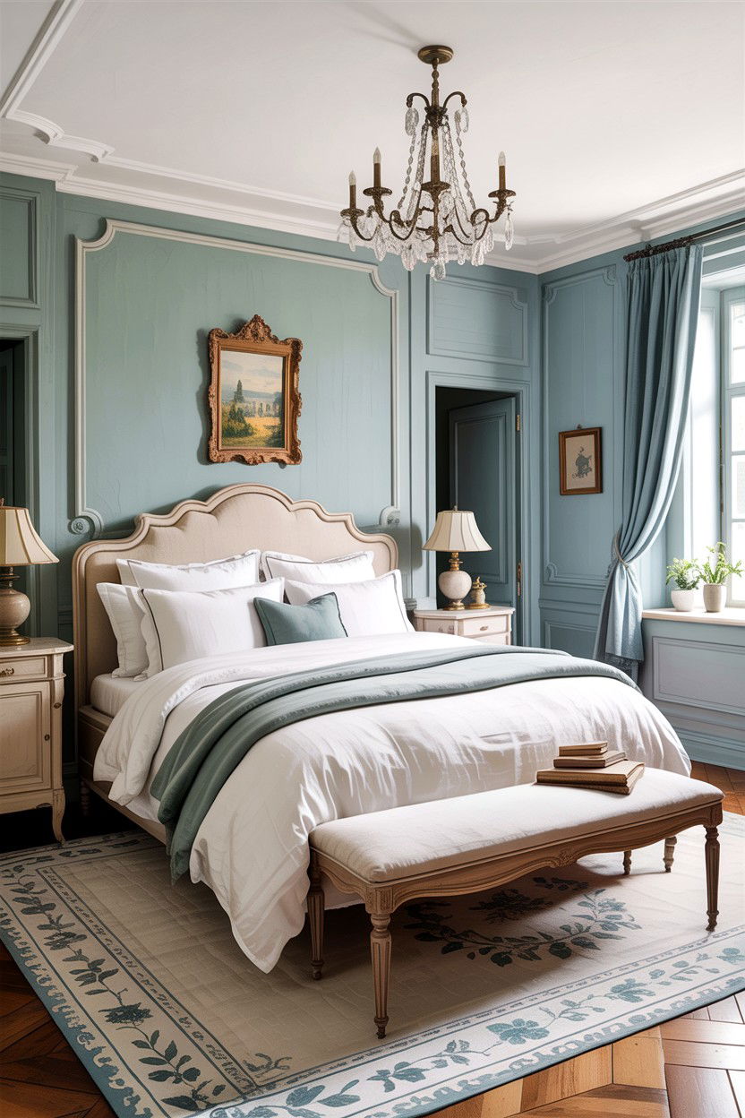 French Linen Bedroom - 30 linen bedroom ideas