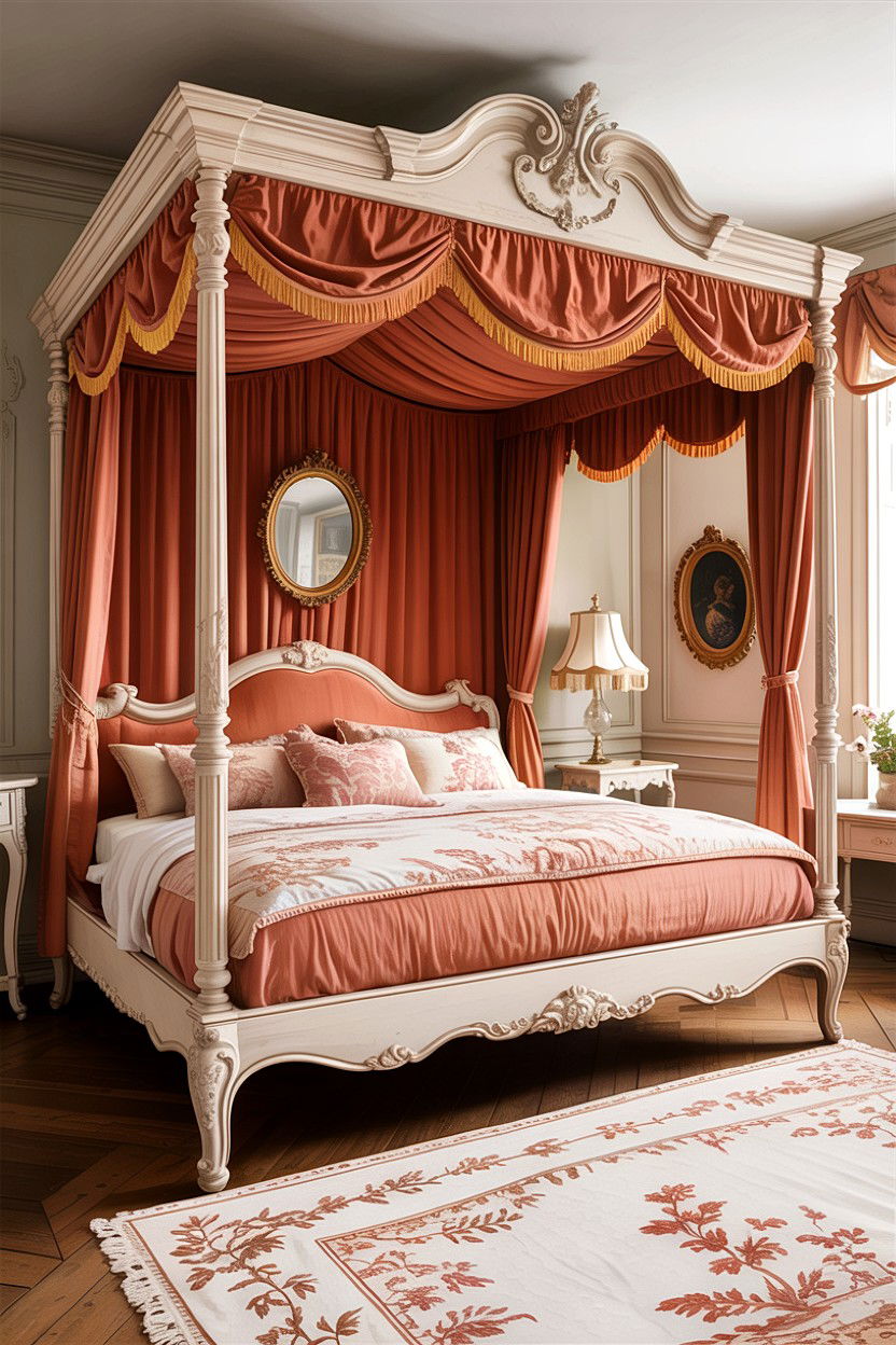 French Provincial Canopy Bed - 30 canopy bed ideas