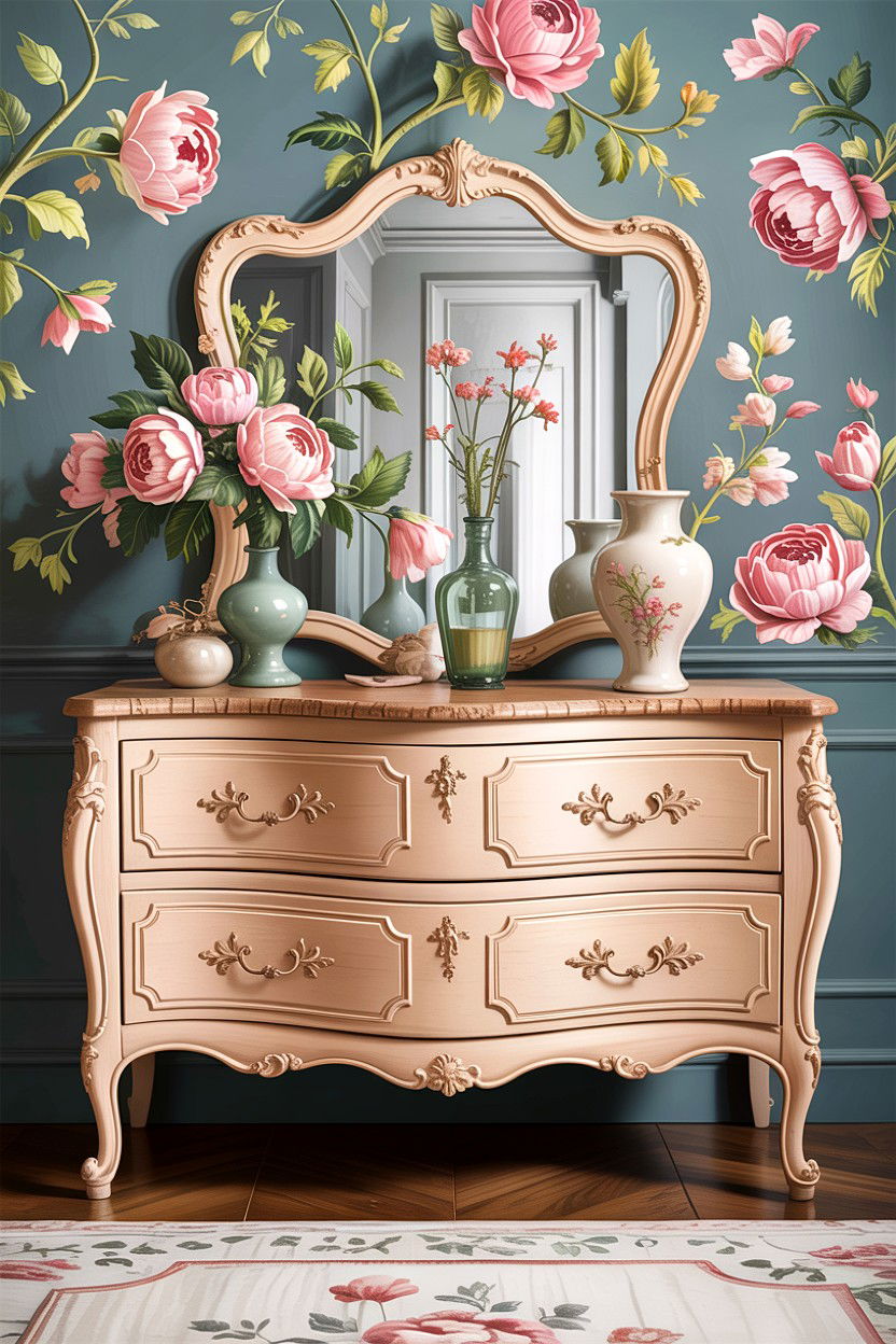 French Provincial Dresser - 30 bedroom vintage dressers