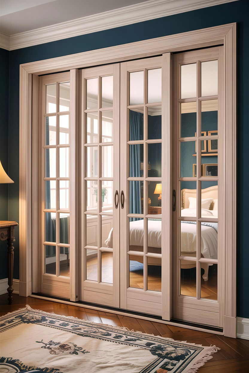 French Style Sliding Door - 30 bedroom sliding doors