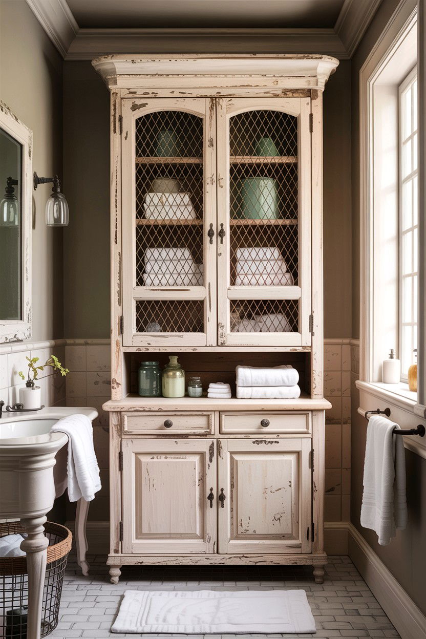 30 Stunning Antique Bathroom Ideas for Classic Charm