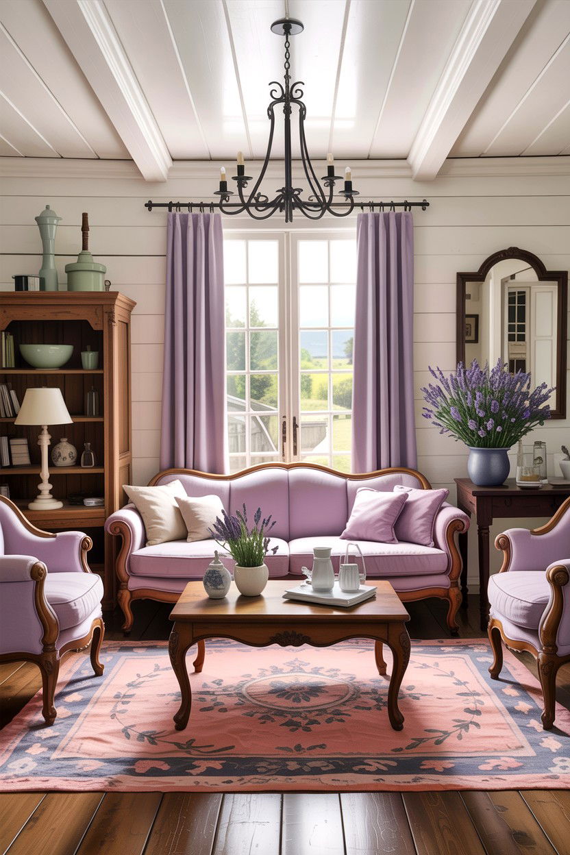 French country farmhouse living room - 30 farmhouse living room ideas