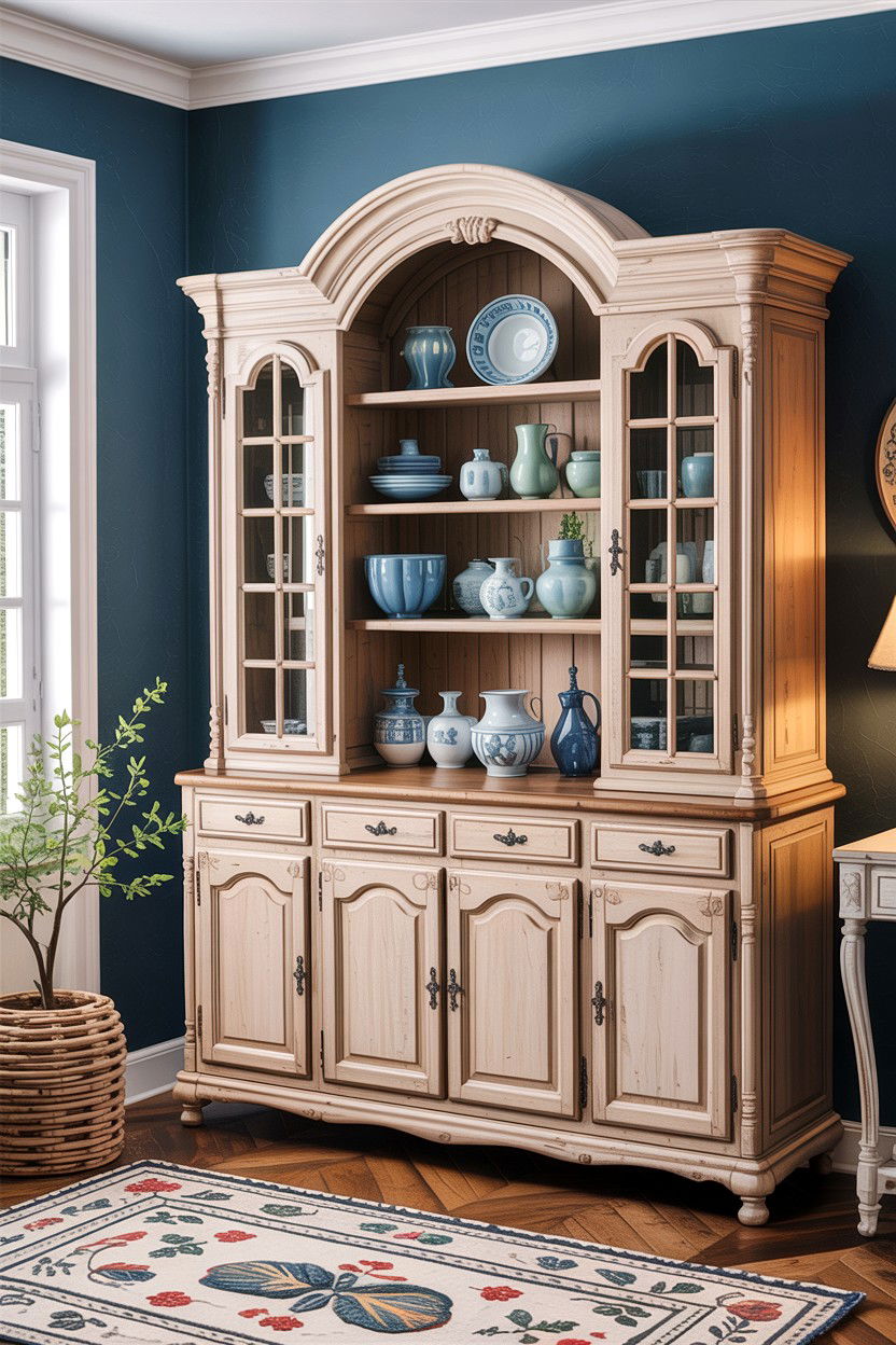 French country hutch - 30 living room Provence furniture ideas