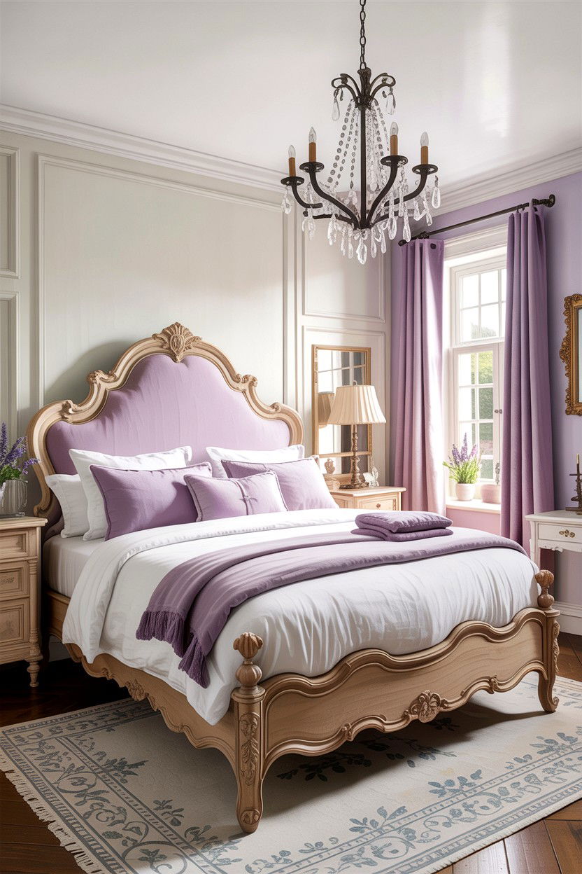 French country linen headboard - 30 bedroom linen headboards