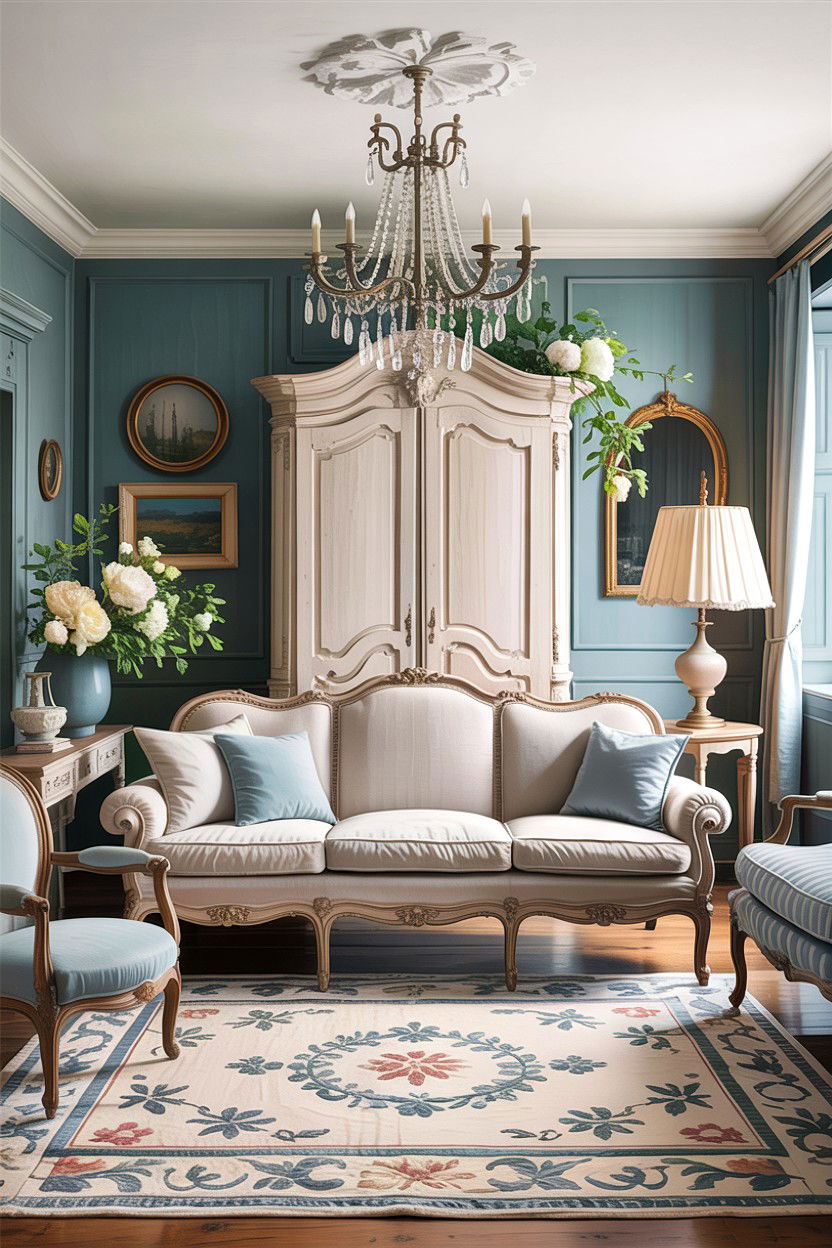 French country living room furniture - 30 living room country furniture ideas
