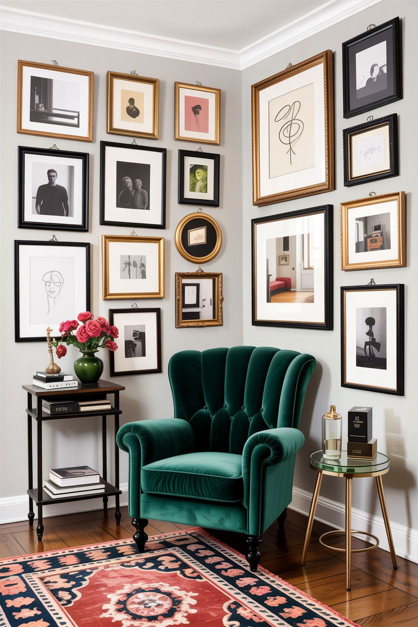 Gallery Wall - 30 bedroom wall ideas