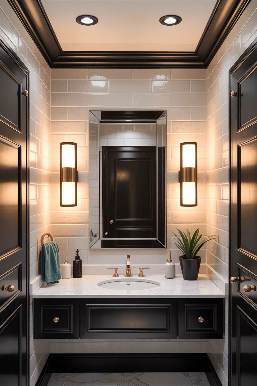 Galley Bathroom Lighting Fixture - 30 galley bathroom ideas