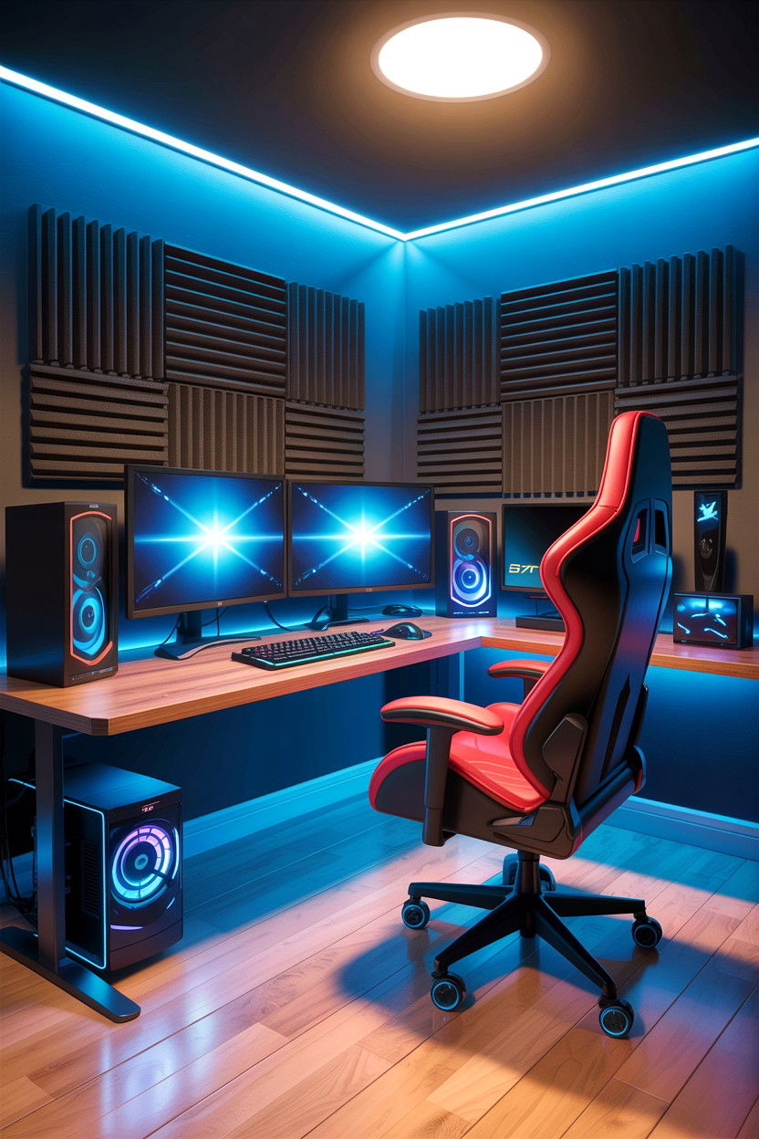 Gaming Bedroom Setup - 30 boys bedroom ideas