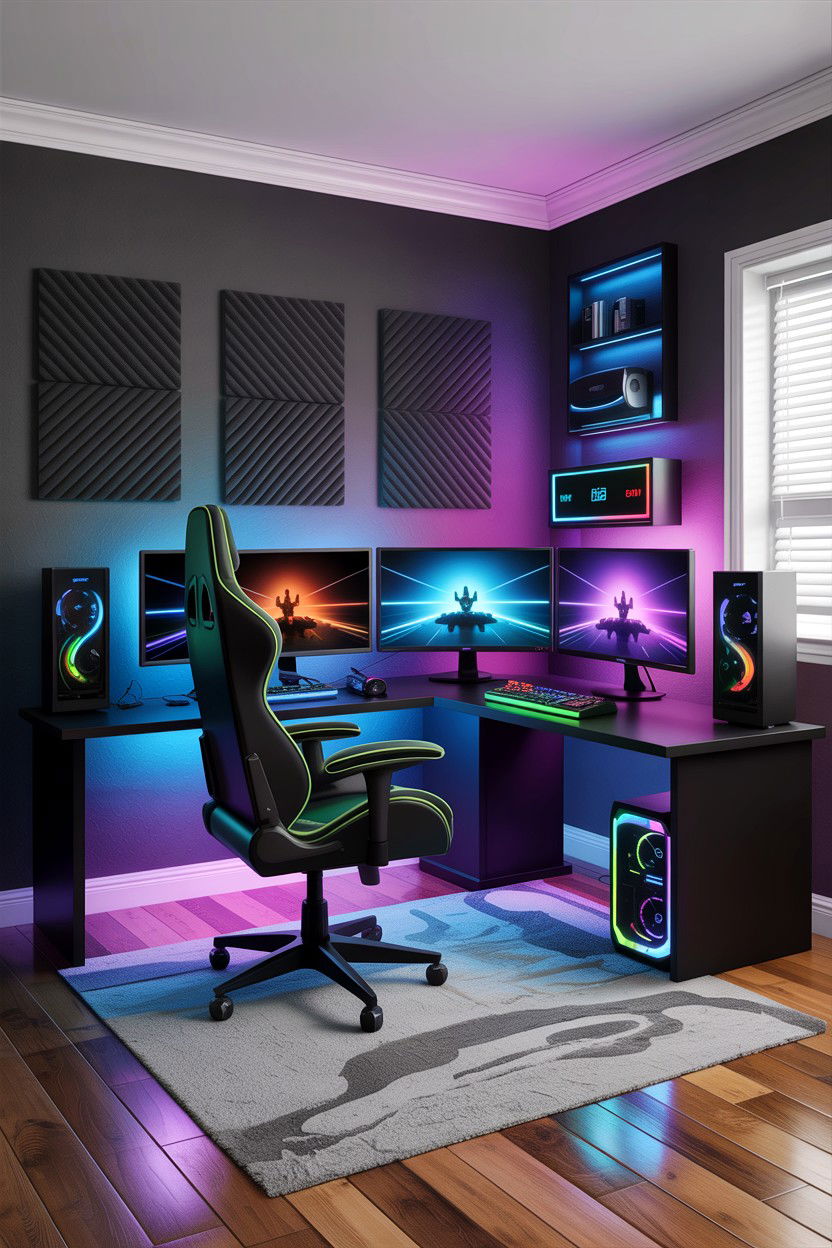 Gaming Room Setup - 30 bedroom conversion ideas