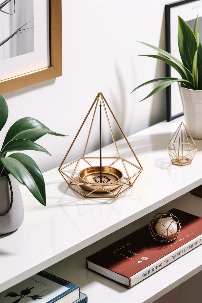 Geometric Incense Holder - 30 bedroom incense holders