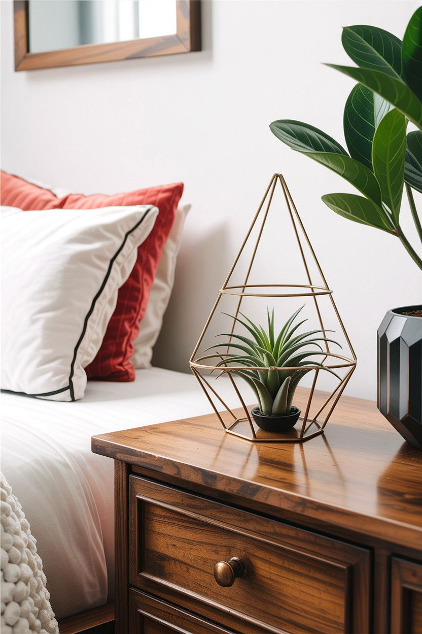 Geometric Plant Stand - 30 bedroom plant stands